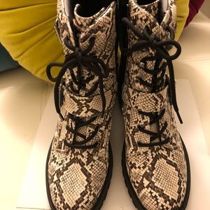 Guess Snake Combat Boot